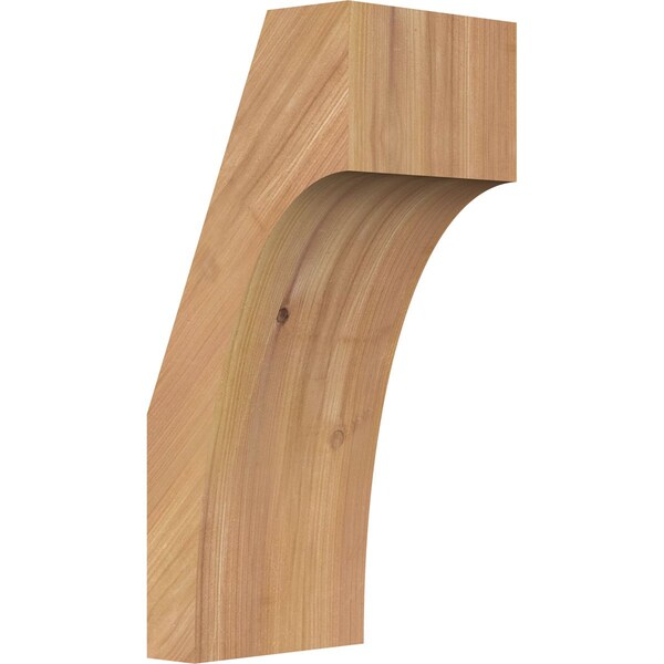 Ekena Millwork 5 1/2"W x 6"D x 14"H Westlake Smooth Knee Brace, Western Red Cedar BRC06X06X14WTL00SWR - main